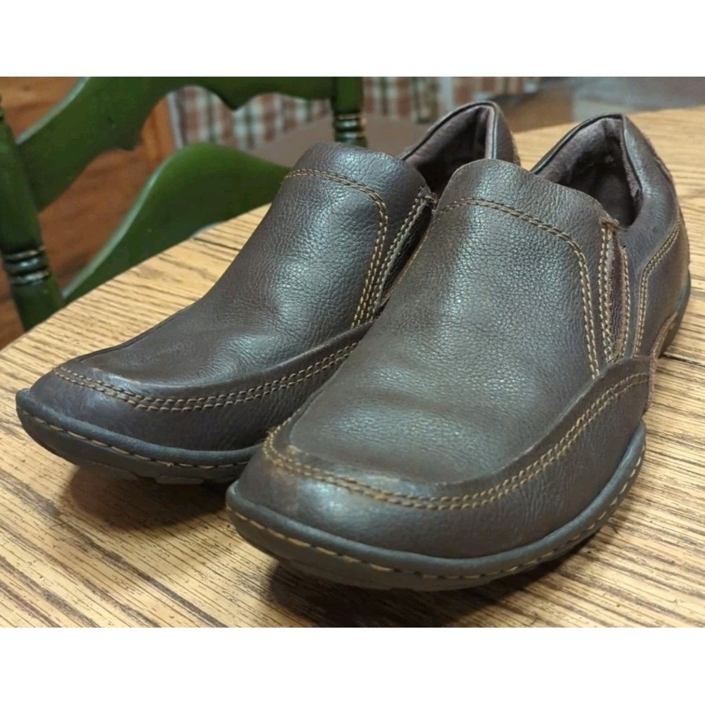 Born Shoes Size 9 Mens‎ Brown Leather Slip On Shoes Loafers Oxford Comfort